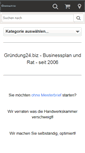 Mobile Screenshot of gruendung24.biz
